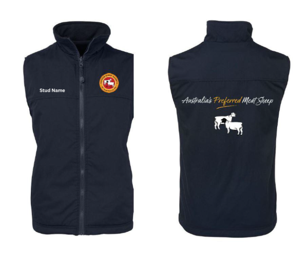 Society Vest - Society Logo, Stud Name and DSSA Slogan